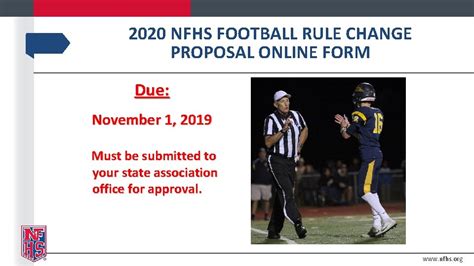 2019 Nfhs Football Rules Powerpoint National Federation Of