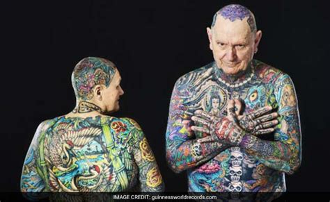 Tattooed From Head To Toe This 67 Year Old Woman Her Partner Set