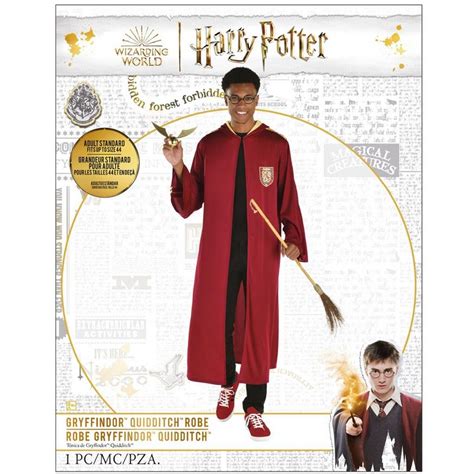 Adult Gryffindor Quidditch Robe Harry Potter Party City