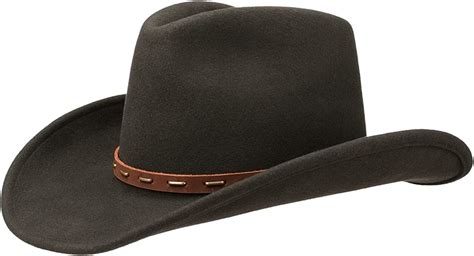Stetson High Crown Vitafelt Cowboy Hat Men Made In Usa Felt Outdoor