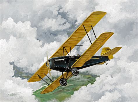 Photos Airplane Fleet Vintage Painting Art Aviation