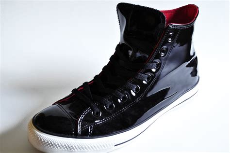 Converse Black Patent Leather High Top Michael Patterson Flickr