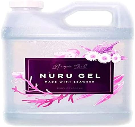 Magic Gel Nuru Massage Therapy Gel Naturally Stain Flavor And Fragrance Free Ideal For