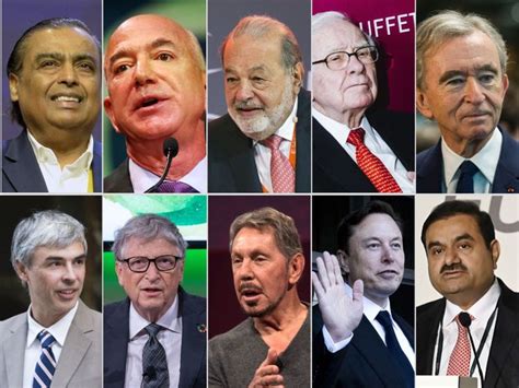 List Of All 25 World Billionaires According To Forbes As Of 2023