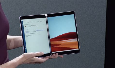 Microsoft Teases Neo Dual Screen Surface Set To Debut Holiday 2020