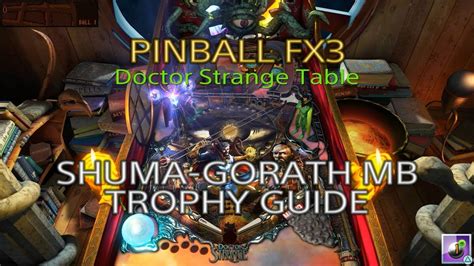 At this time, all licensed tables confirmed for pinball fx3 for switch have been announced. Pinball FX3 - Doctor Strange Table - Shuma-Gorath ...