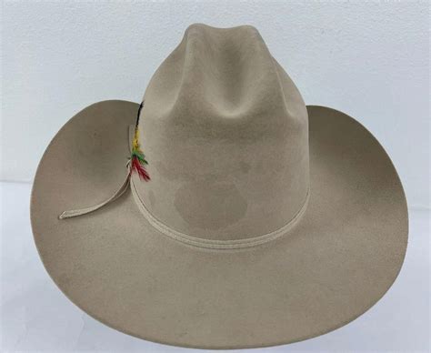 Montana Stetson Silverbelly Beaver Cowboy Hat 6x