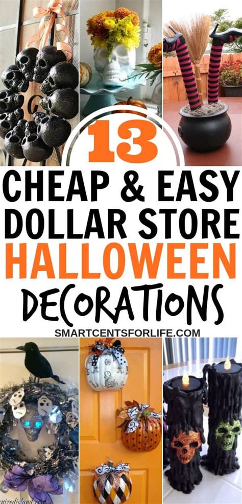 Cheap And Easy Dollar Store Halloween Decorations Smart Cents For Life