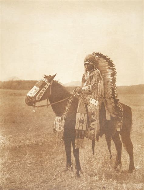 Chief Hector Assisiboin Edward S Curtis Mia