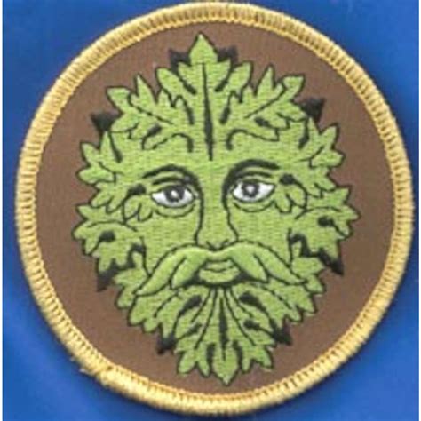 Green Man Iron-on Patch 3" - The Ancient Sage Spiritual Store