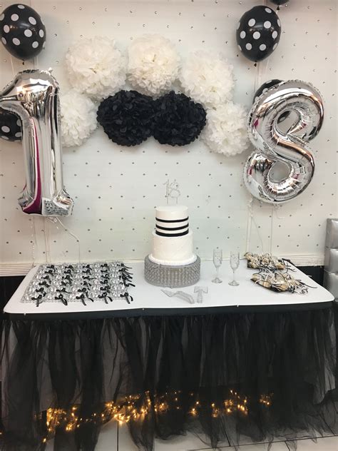 32 black and white party decorations diy new inspiraton