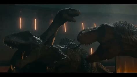 Jurassic World Dominion Final Battle Giganotosaurus Vs T Rex Movie My