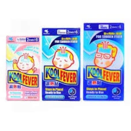 It therefore has a slow and gradual cooling effect which when this happens, the cooling sensation and adhesiveness will be reduced. Kool Fever Plester Demam Dewasa Anak Bayi 1pcs ...