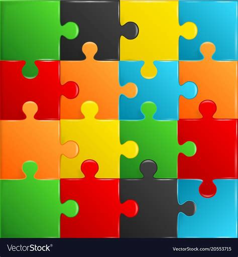 colorful plastic pieces puzzle game complete background. Download a