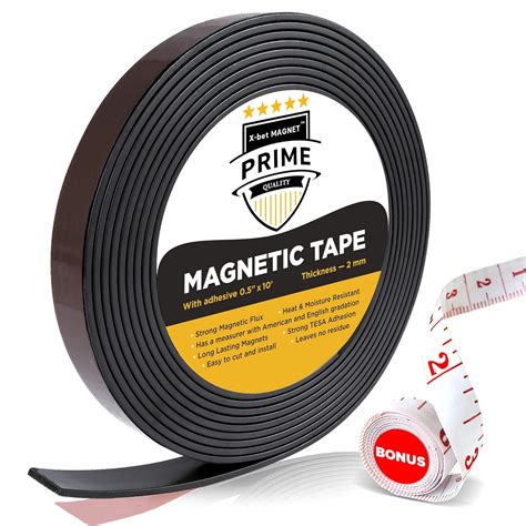 Best Magnetic Tape Extra Strong Premium Grade Magnet Strips With 3m