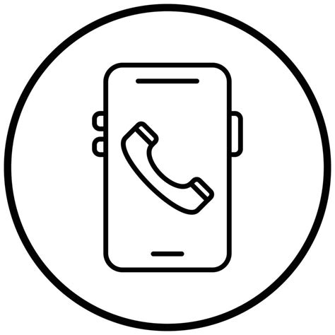 Mobile Call Icon Style 7877253 Vector Art At Vecteezy