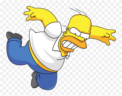 Homer Simpson Falling