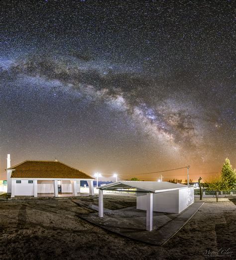 Respecting The Night Sky Milky Way Above Cumeada Observatory Dark