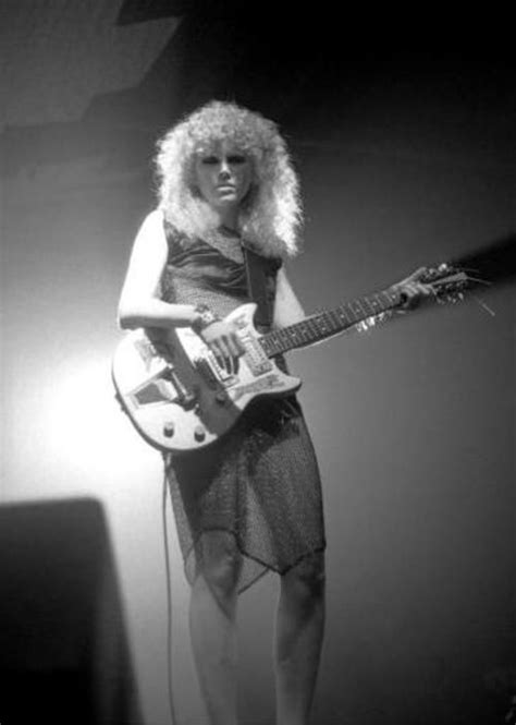 [b W Photo Of Poison Ivy On Stage] The Cramps Female Guitarist Women In Music