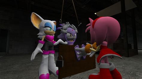 Rouge Tickled Deviantart Rouge Tickles Knuckles By Alexianbc On