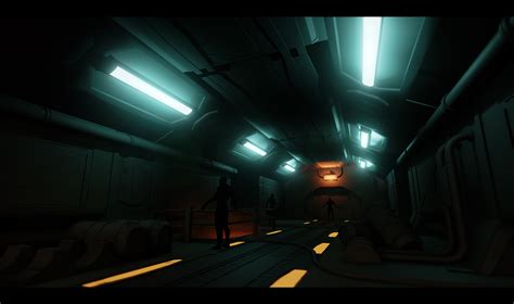 Ue4 First Project Sci Fi Hallway — Polycount Sci Fi Hallway Sci