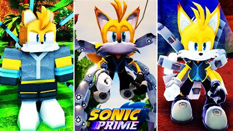 EvoluÇÃo Do Nine Tails No Roblox Sonic Prime Evolution Of Nine