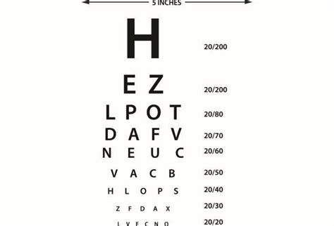 Optician Eye Chart