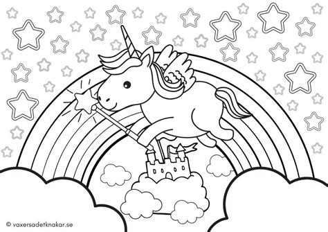 Letar du efter enkla bilder att rita? Vi växer så det knakar - Målarbild med alicorn ...