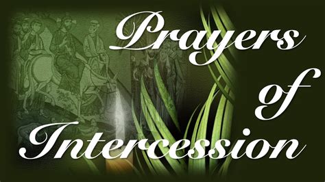 Prayers Of Intercession March 28 2021 College Heights United