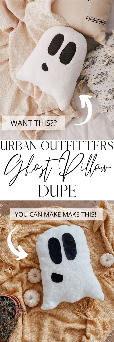 Urban Outfitters Ghost Pillow Dupe Make Your Own Adorable Ghost Pillow
