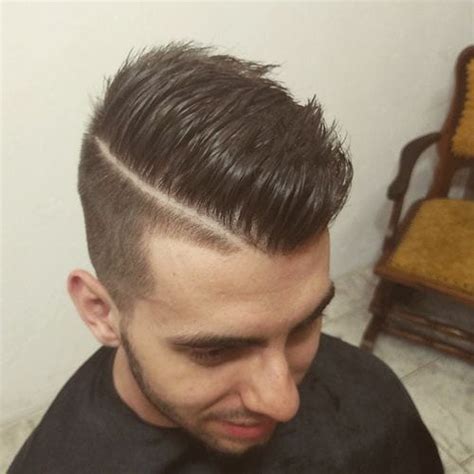 Line haircuts are great for men with a widow's peak. 53 Splendid Shaved Sides Hairstyles for Men - Men ...