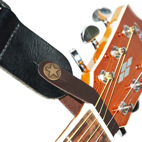 Genuine Leather Guitar Strap Button For Acoustic Folk Classic