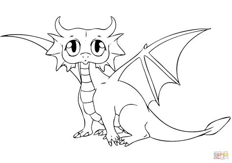 Cute Dragon Coloring Sheets Printable Coloring Pages