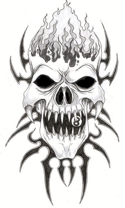 Tattoos Of Skulls With Flames Tattoo Art Free Pictures Tattoos Sugar