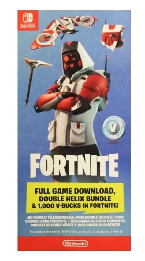 By using the fortnite hack, many players can enjoy more fun, as they unlock all skins and this provides more variety. Nintendo Switch Double Helix Fortnite Skin + 1000 V-Bucks ...