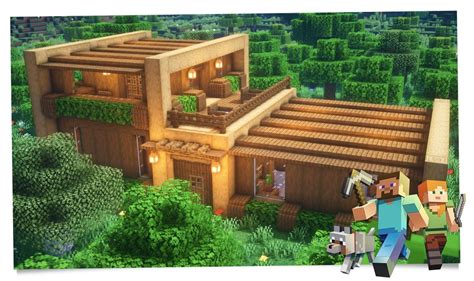 Como Construir Uma Casa No Minecraft Passo A Passo Minecraft