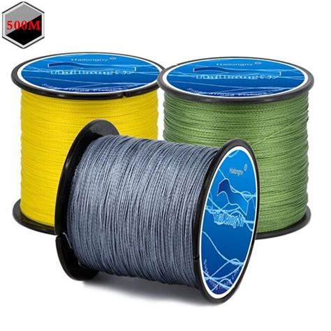 500m Pe Multifilament Braided Fishing Line Super Strong Fishing Line 4