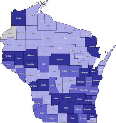 Wisconsin Coverage Map