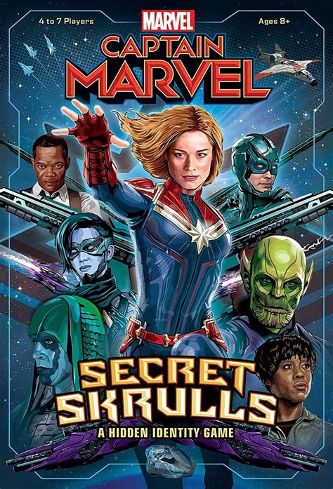 Captain Marvel: Secret Skrulls Card Game | Captain marvel, Marvel