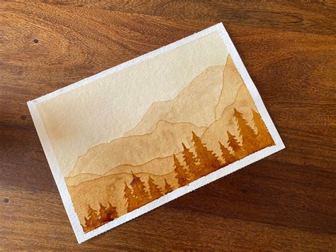 Beginner Basic Coffee Painting Ideas Bright White 230gsm 100 Cotton