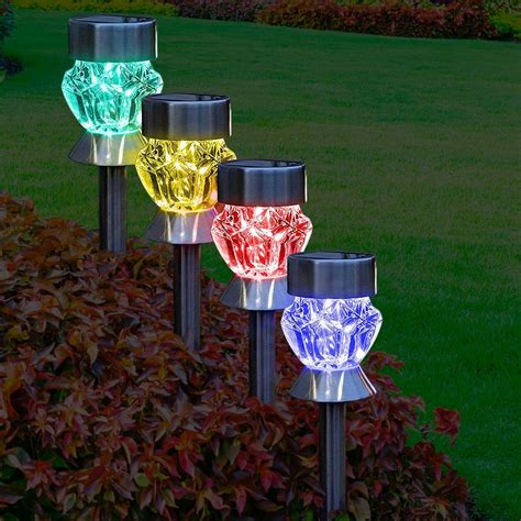 As a result, northwest outdoor lighting recommends a warm color tone (specifically 2,700k to 3,200k). Solar Outdoor Lights - 4 Color Changing LED Lamps For ...