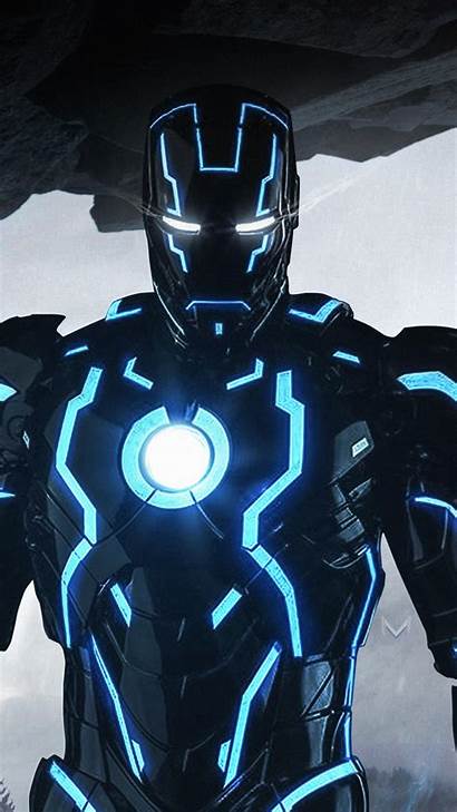 Iron Neon Wallpapers Armor 4k Cave Graphics