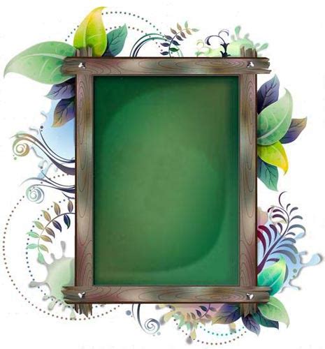 Unique and cool picture frame designs. floral-frame | Gallery Yopriceville - High-Quality Images ...