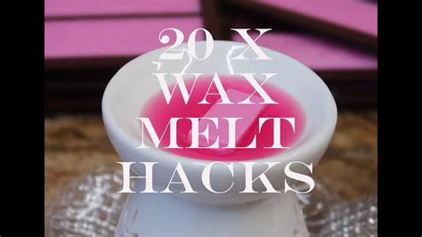 20 Pro Tips For Making Wax Melts Wax Melt Hacks Youtube