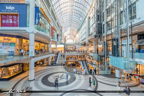 Toronto Canada Ontario Eaton Centre Mall Royal Stock Photo