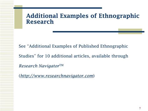 Ppt Chapter 10 Ethnographic Research Powerpoint Presentation Free