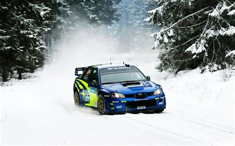 Subaru Wrx Sti Rally Snow Hd Wallpaper Cars Wallpaper Better
