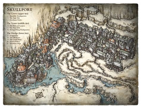 Mike Schleys Portfolio Fictional City Maps