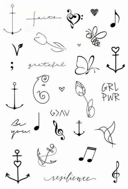 Small Simple Tattoos For Beginners Small Tattoo Ideas