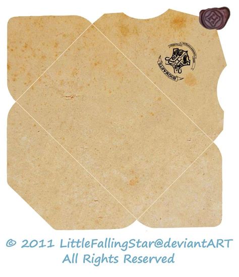 Hogwarts Envelope by LittleFallingStar on DeviantArt | Harry potter